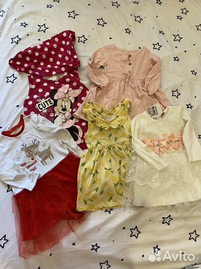 Пакет вещей на девочку 80-86