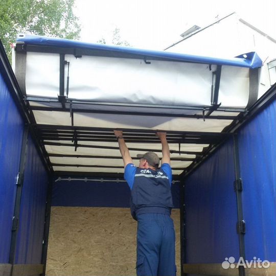 Тент на фуру полуприцеп + установка