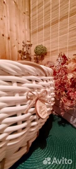 Кашпо из искусственного ротанга 20 л