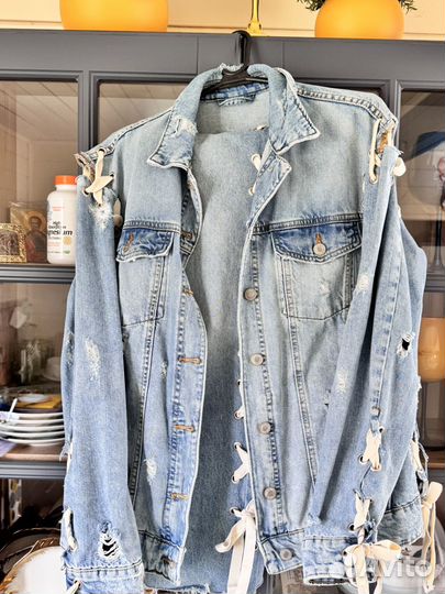 Denim костюм zara