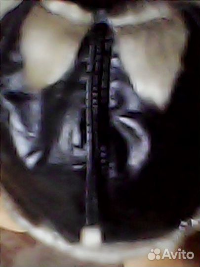 Шапка кожаная