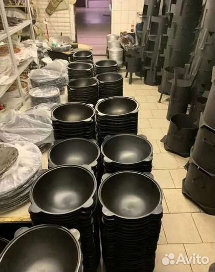 Казан чугунный на 8 литров