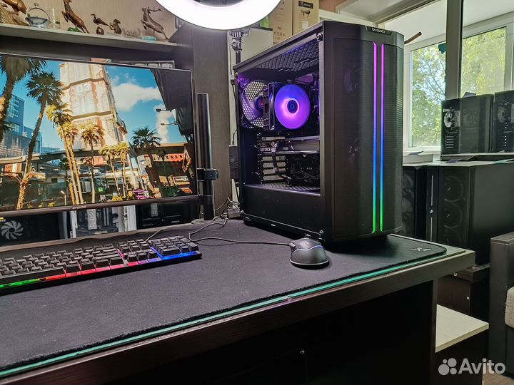 Игровой топ комп RTX4060 Ti+ Ryzen 5 5600
