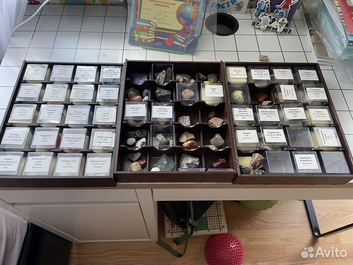 Коллекция камней минералов