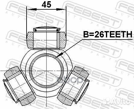 Трипод Febest 4834130110, RB21091, abty087F