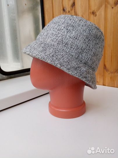 Шляпа унисекс панама серая KIN