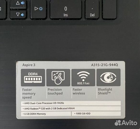 Ноутбук Acer Aspire 3 A315-21G-944Q