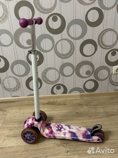 Самокат детский трехколесный бу