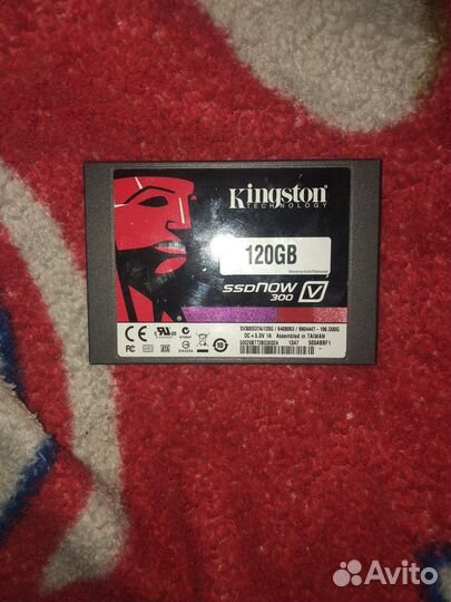 Твердотельный накопитель 120Gb SSD Kingston V300