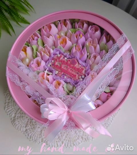 Зефирные тюльпаны