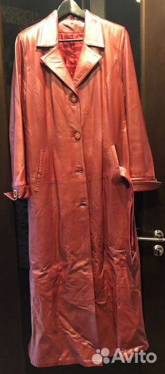 Кожаное пальто