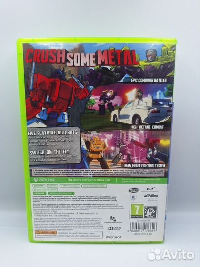 Transformers Devastation xbox 360 (б/у, англ.)