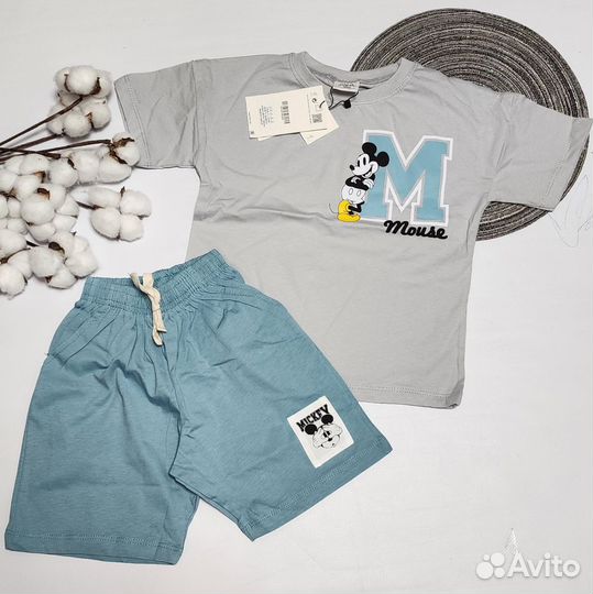 Костюм с шортами zara для мальчиков 92-116