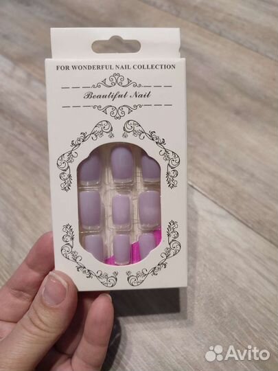 Накладные ногти с клейкой лентой Shein