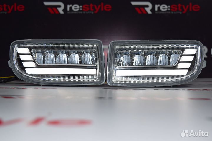 Туманки Toyota Land Cruiser 100 LED 3 Режима
