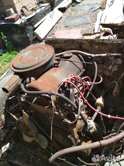 Двигатель с коробкой б/у на ваз-2101