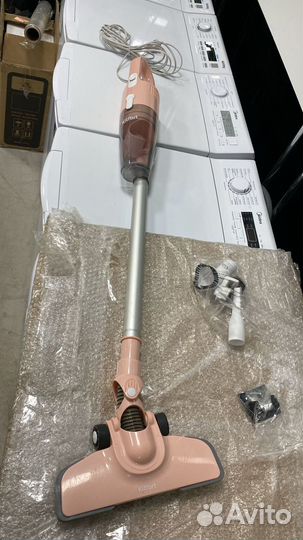 Вертикальный пылесос Kitfort кт-586-3 розовый