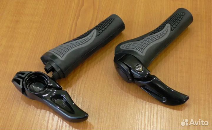 Эргономичные грипсы с рогами вело