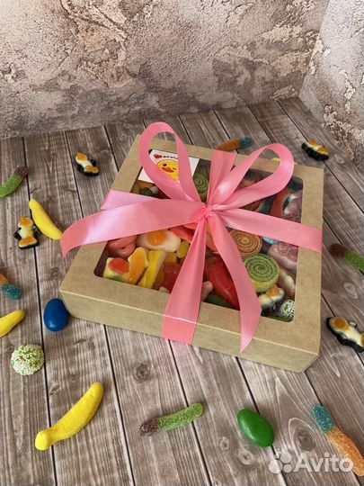 Подарочный бокс мармелада 900 гр