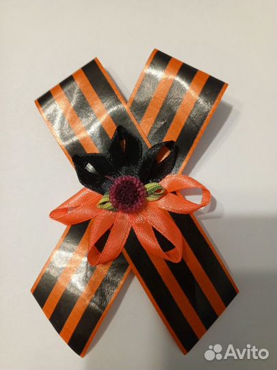 Брошь ручной работы на 9 мая