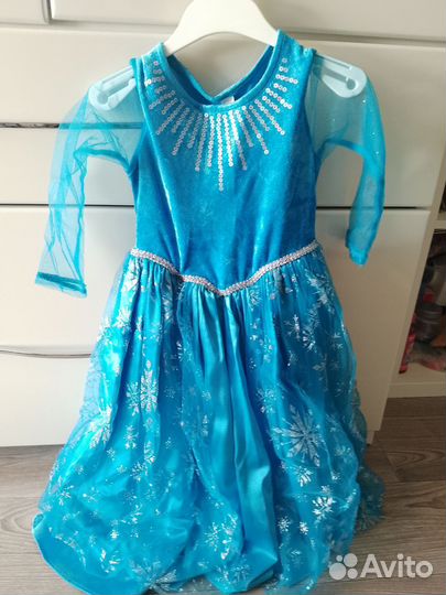 Платье снежинка