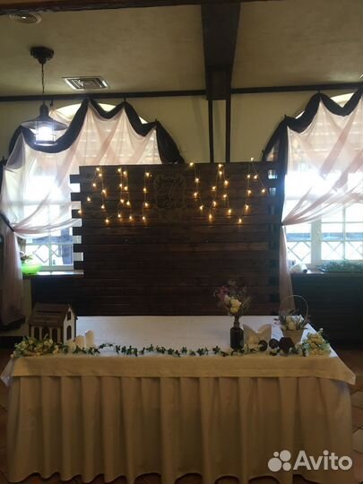 Декор на свадебное мероприятие
