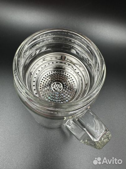 Термокружка заварочная, сито, двойные стенки