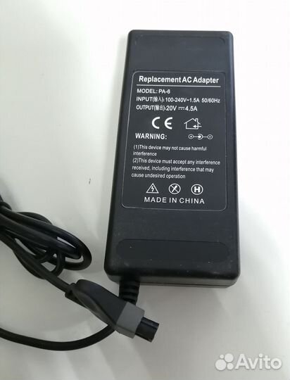 Блок питания для ноутбука Dell 20V 4.5A, PA-6