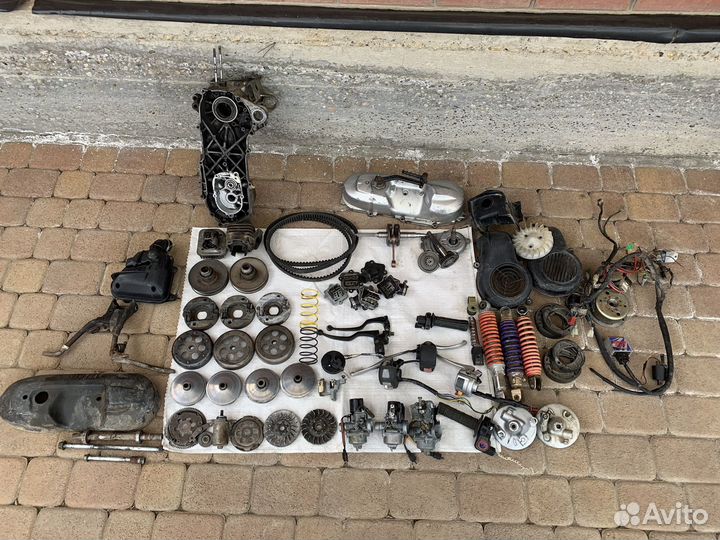 Полный разбор скутера Yamaha jog Aprio