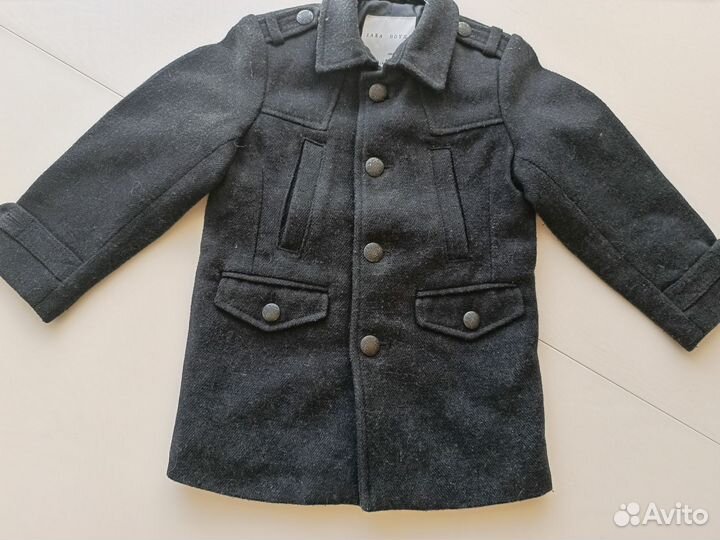 Пальто zara шерсть детское