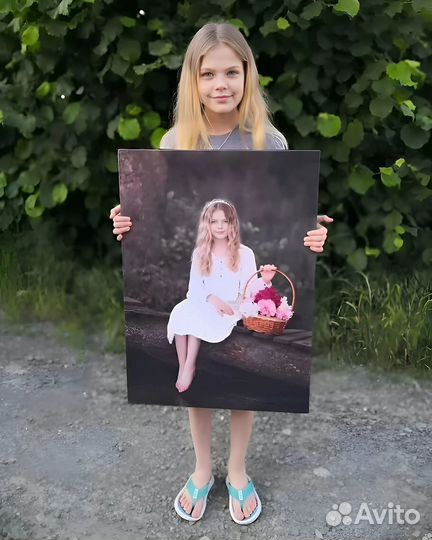 Печать картин на холсте по фото, Шарж, Арт