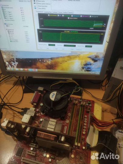 Материнская плата 4 ядра 4 Гб озу