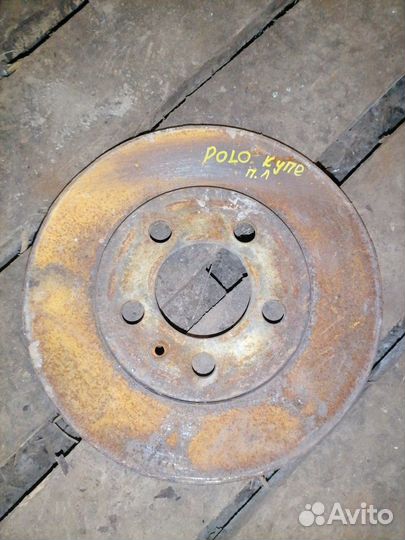 Диск тормозной передний Volkswagen Polo Sedan