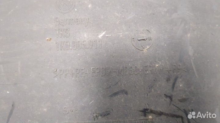 Защита арок (подкрылок) левая передняя Volkswagen Jetta 5, 2009