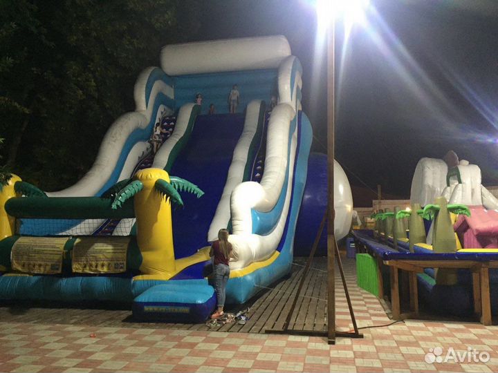 Надувной батут «Волна»