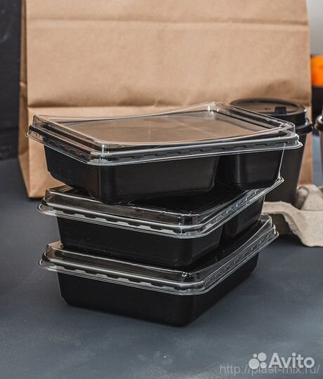 Контейнер ланч-бокс с крышкой