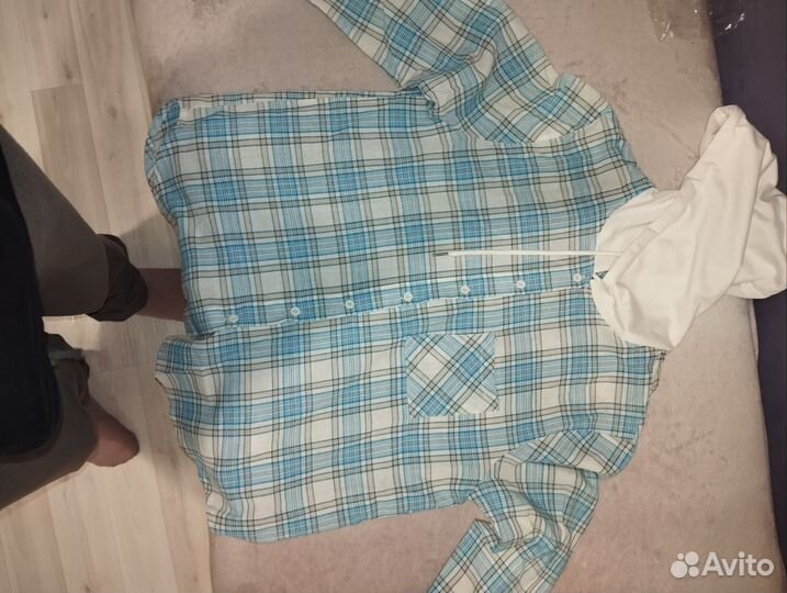 Рубашка в клетку женская