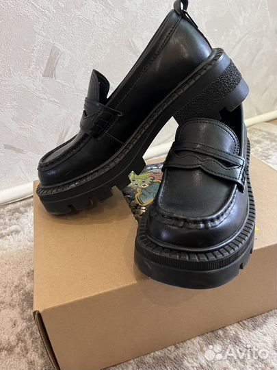 Лоферы натуральная кожа 37