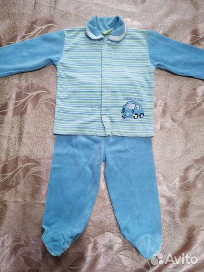 Костюм для мальчика плюшевый, велюровый