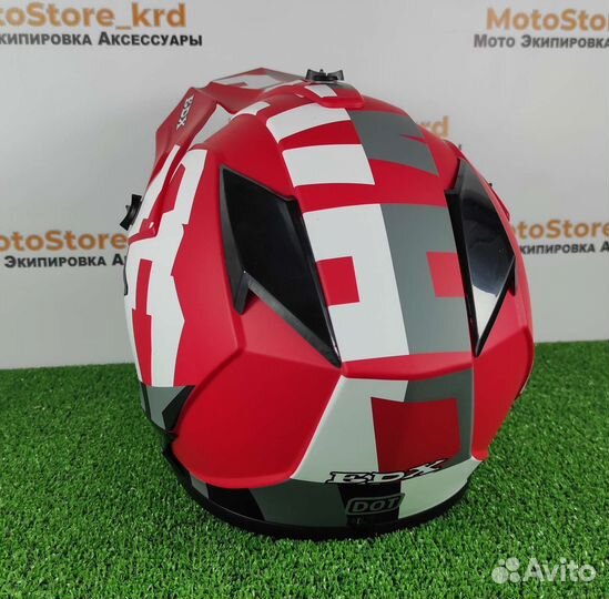 Кроссовый Шлем EDX для кросс эндуро мотоциклов