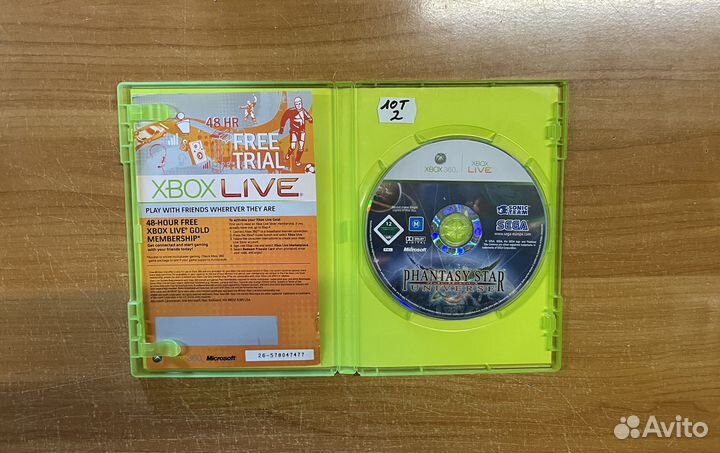 Xbox 360 Phantasy Star Universe (лот 2)