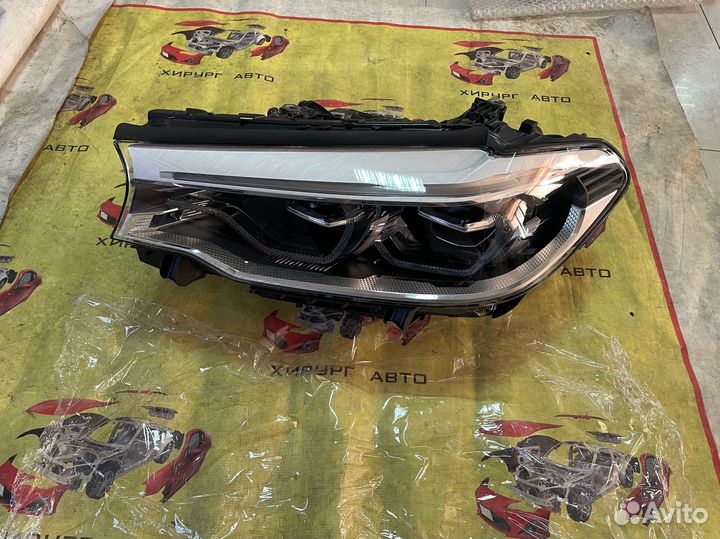 Фара левая BMW G30 до рест LED Adaptive б/у ориг