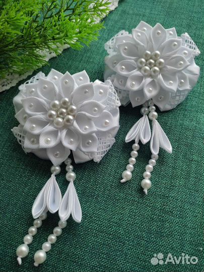 Школьные бантики ручной работы