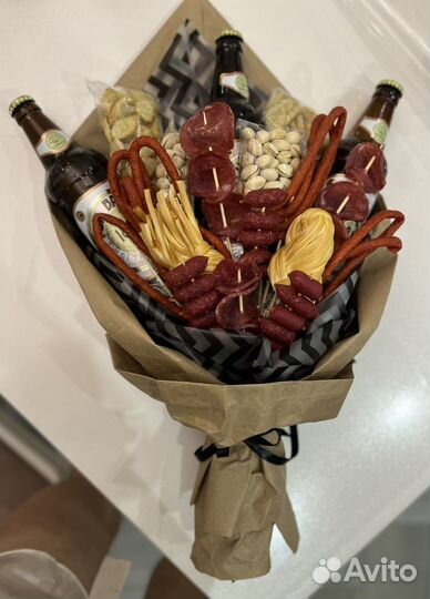 Мужские букеты съедобные