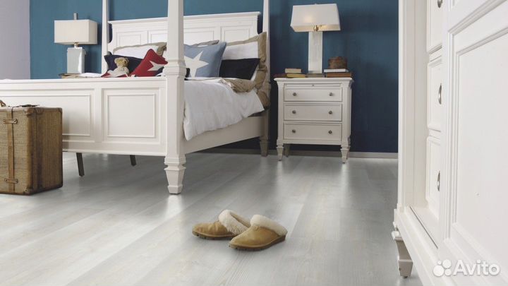 Пвх плитка, кварц виниловый ламинат Wineo 400 Wood На HDF Dream Pine Light MLD00105