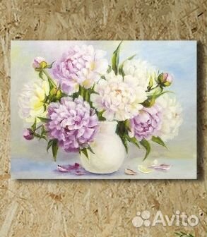 Картина интерьерная «Пионы»