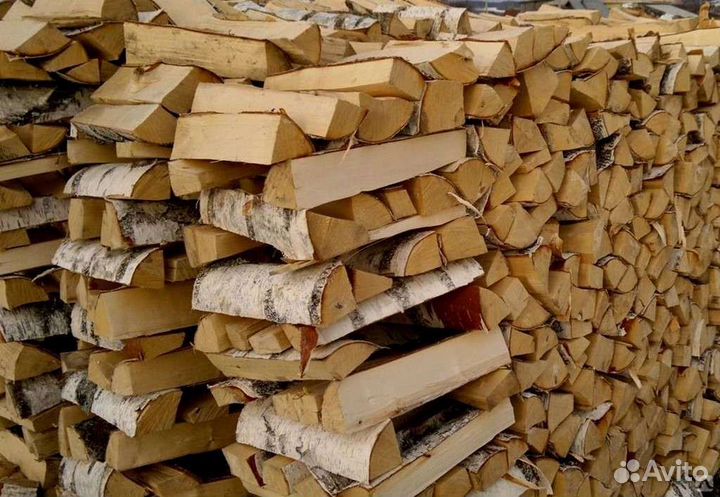 Дрова березовые. Колотые