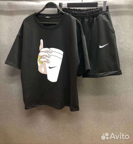 Женский спортивный костюм летний Nike шортыфутболк