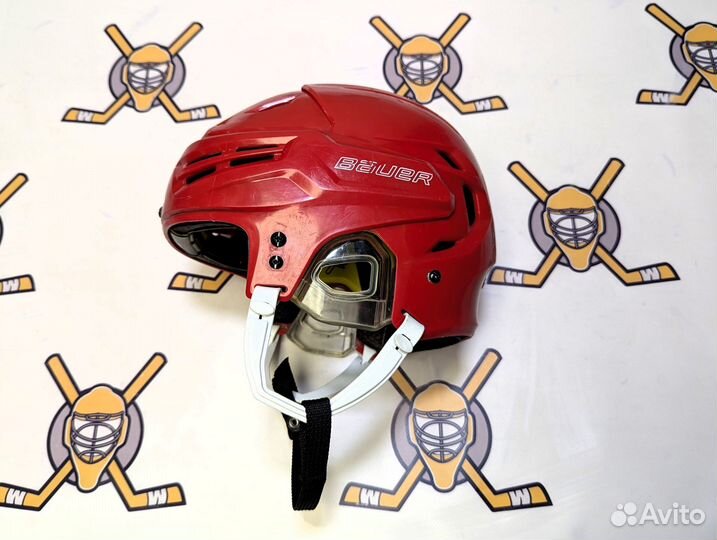 Шлем bauer re-akt хоккейный sr M бу