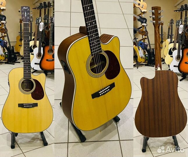 Гитара электроакустическая Cort MR500E-OP массив